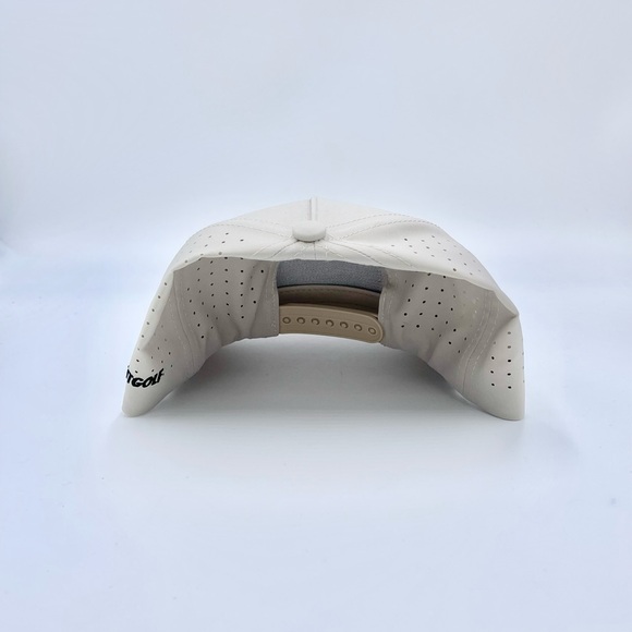 NEW Shank It Golf Patch Rope Desert White Breathable SnapBack Hat Adult OSFM - Picture 7 of 10